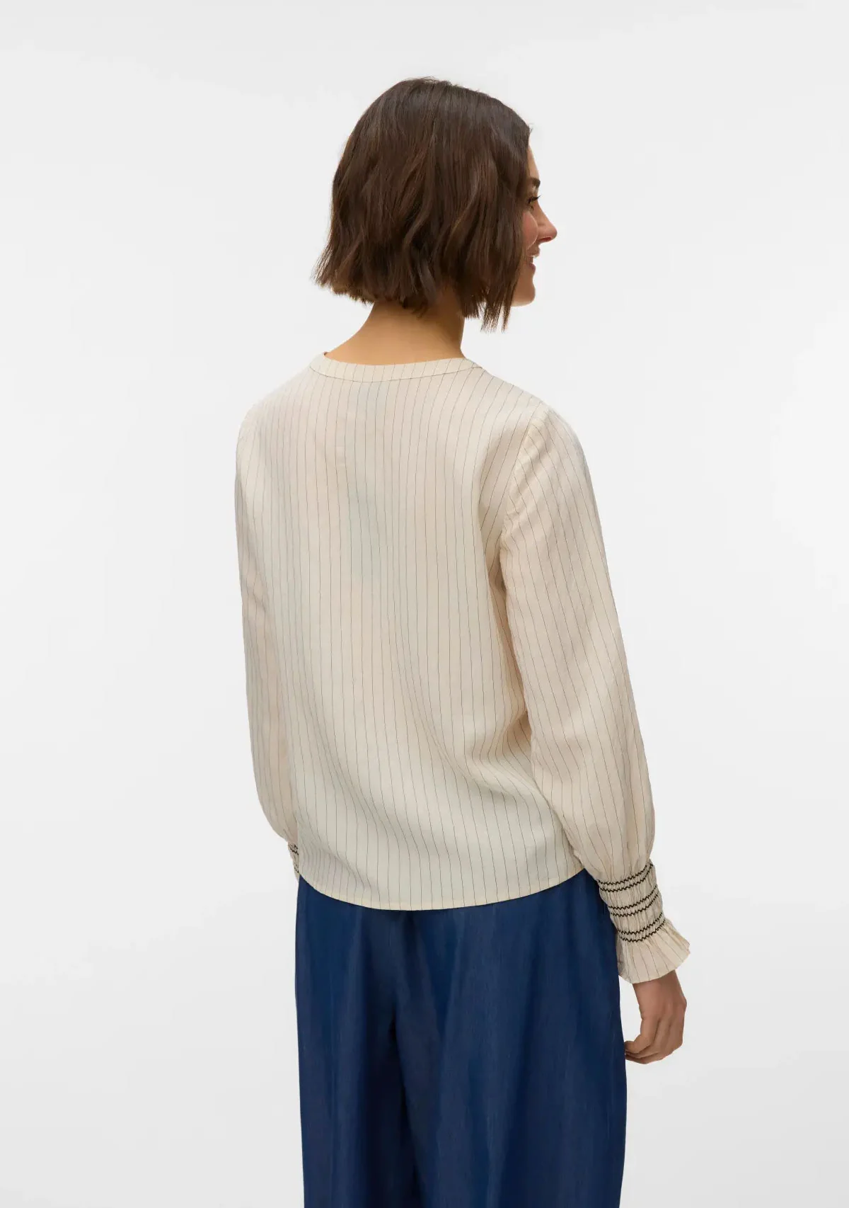 Vm Millie Top Birch Stripes Black - Image 4