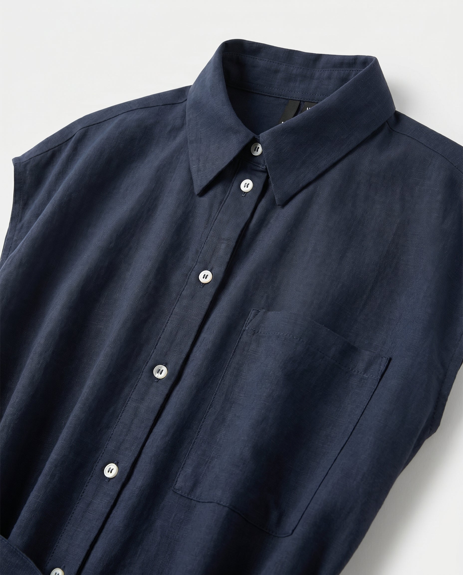 Vm Mymilo Calf Shirt Dress Navy Blazer - Image 5