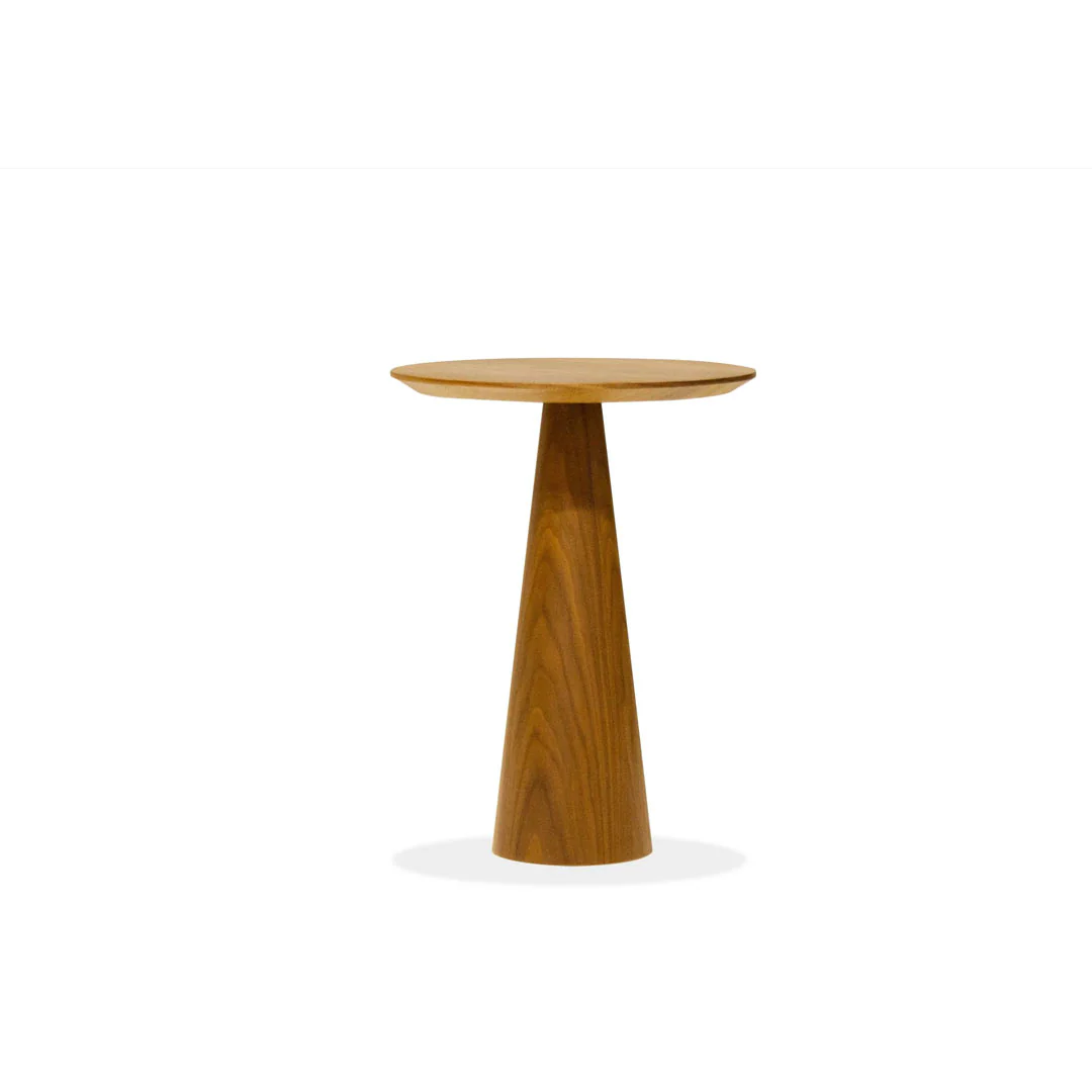 TOWER Low End Table Walnut Veneer