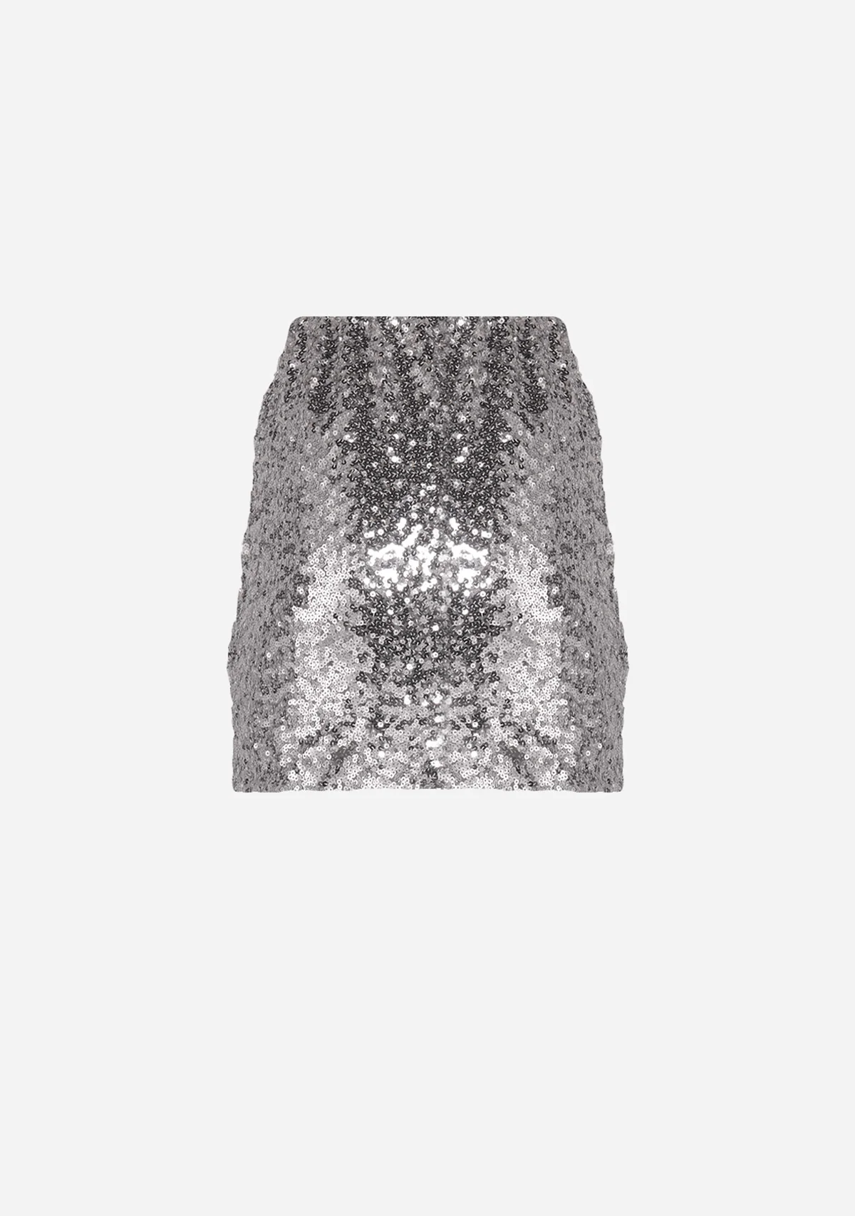 WomenS Knit Skirt Silver - Image 2