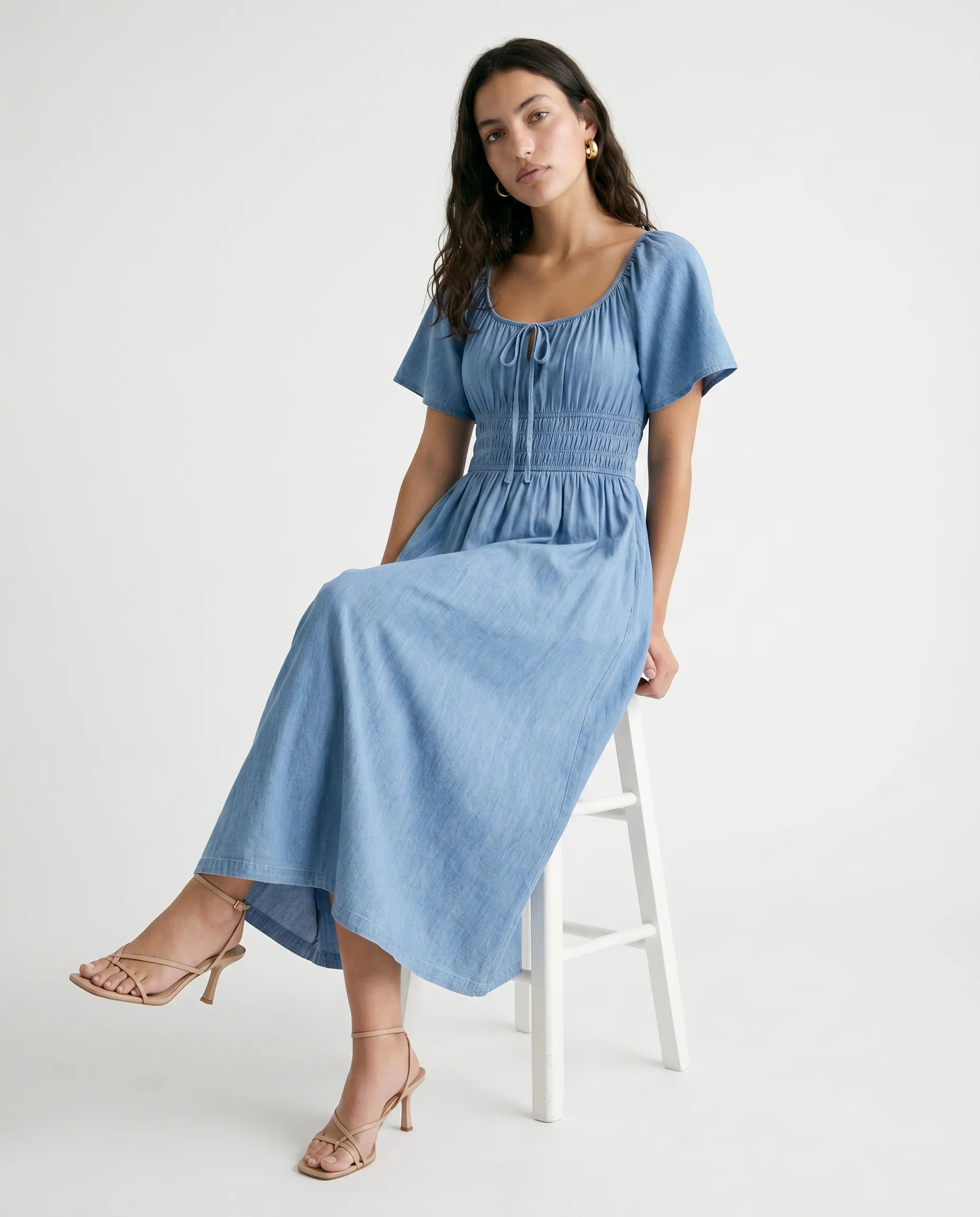 Yemanja Dress Bleu Jean - Image 3